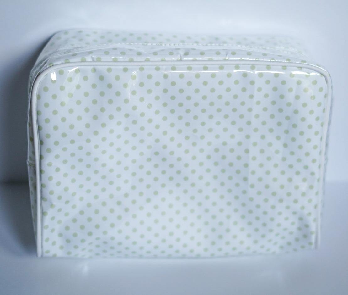 XL Clear Coated Cosmetic Bag