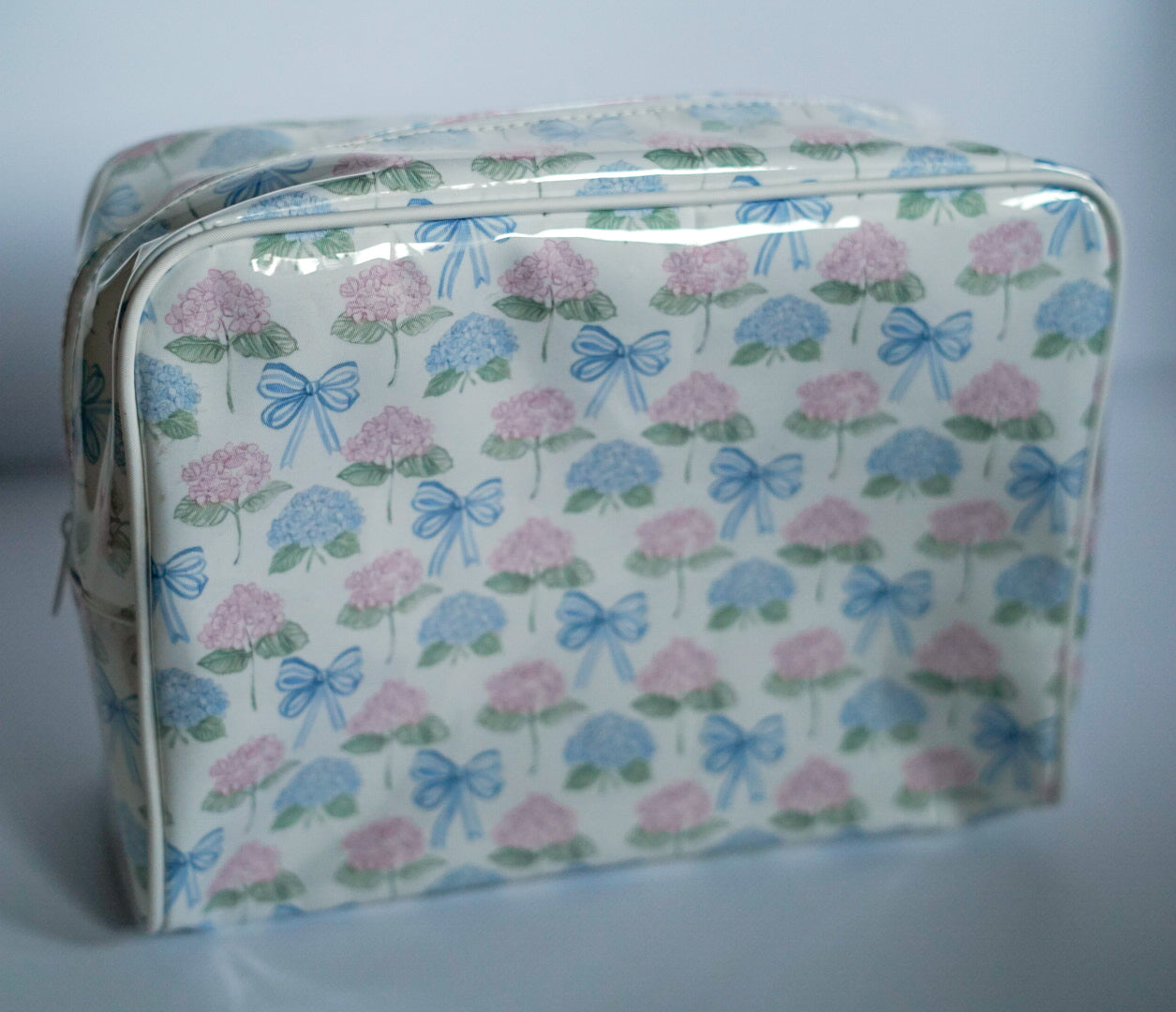 XL Clear Coated Cosmetic Bag