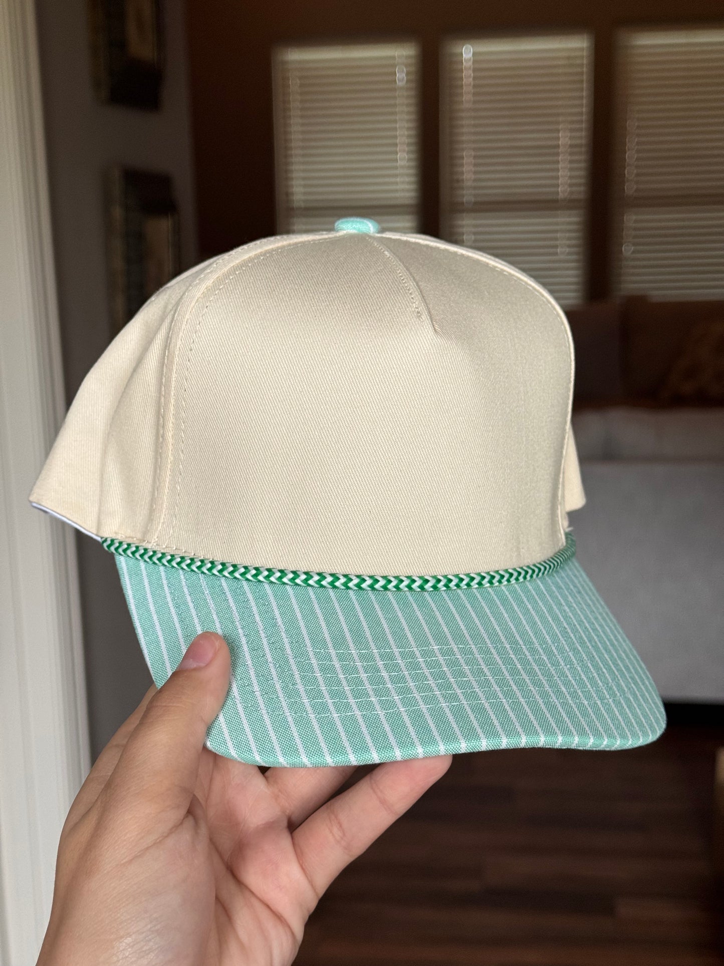 STRIPED CANVAS HATS